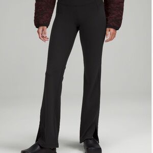 lululemon Groove Pant Split Hem in black
